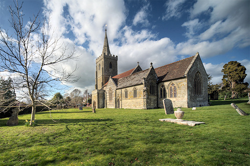 St. Mary's Church, Iwerne Minster, Dorset by John Lamper